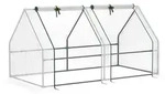 Outsunny - Mini Gew&auml;chshaus - 180L x 90B x 90H cm - wei&szlig;