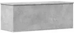 vidaXL Truhe Betongrau 90x35x35 cm Holzwerkstoff