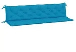 vidaXL Gartenbank-Auflagen 2 Stk. Hellblau 200x50x7 cm Oxford-Gewebe