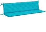 vidaXL Gartenbank-Auflagen 2 Stk. T&uuml;rkis 200x50x7 cm Stoff