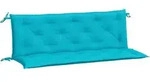 vidaXL Gartenbank-Auflagen 2 Stk. T&uuml;rkis 150x50x7 cm Stoff