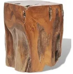 vidaXL Hocker Massivholz Teak