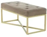 Kayoom Sitzbank Adelyn 100 Taupe / Gold