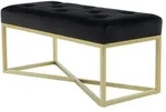 Kayoom Sitzbank Adelyn 100 Schwarz / Gold