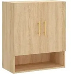 vidaXL Wandschrank Sonoma-Eiche 60x31x70 cm Holzwerkstoff
