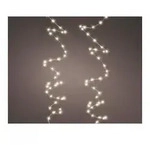 EDM MICRO LED GIRLANDE EXTRA DICHTES WARMES BLINKLICHT 14M 567 LEDS SILBERNES KABEL