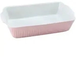 CreaTable Pastell Kitchen Ros&eacute; Auflaufform 1-tlg Steinzeug