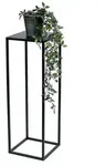 DanDiBo Blumenhocker Metall Schwarz Eckig 70 cm Blumenst&auml;nder Beistelltisch...