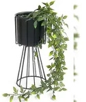 DanDiBo Blumenhocker Metall Schwarz 32 cm Blumenst&auml;nder 96528 Blumens&auml;ule...