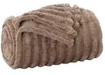 vidaXL &Uuml;berwurfdecke Kamel 240 x 220 cm Fleece