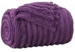 vidaXL &Uuml;berwurfdecke Lila 150 x 130 cm Fleece