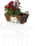 Relaxdays Bew&auml;sserungskugeln, 10er Set, HxD: 28x8 cm, Durstkugeln f&uuml;r Blumen &