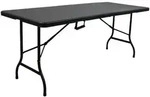 CHEFGASTRO Buffettisch klappbar 180x74cm Gartentisch wetterfest mit Tragegriff 8