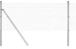 vidaXL Zaunpfosten Silber 50 x 0,5 m (12 x 12 mm Masche) Stahl
