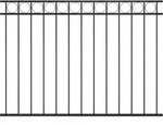 vidaXL Zaunelement Stahl 1,7x1,2 m Schwarz