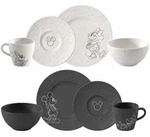 Villeroy & Boch Manufacture Rock - Mickey Mouse Fr&uuml;hst&uuml;cks-Set 8-teilig