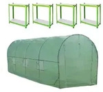 Polytunnel 25mm 6m x 3m mit Regale