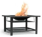 Blumfeldt Merano Avanzato 3-in-1-Feuerschale mit Grillfunktion als Tisch nutzbar 87 x