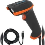 Tera Barcode-Scanner 1D USB Handheld Plug and Play, L5100Y Orange ohne St&auml;nder 1