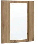 vidaXL LED-Spiegelschrank Artisan-Eiche 40x12x45 cm Holzwerkstoff