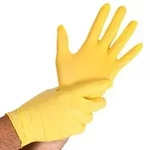HYGOSTAR Nitrilhandschuhe puderfrei Safe Light Gelb Gr&ouml;&szlig;e M 1000 St&uuml;ck
