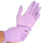 HYGOSTAR 10x100 St&uuml;ck Nitrilhandschuhe puderfrei Safe Light Lila Gr&ouml;&szlig;e M