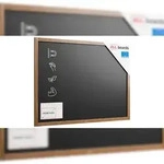 ALLboards Magnetische Kreidetafel 120x90 cm, Holzrahmen