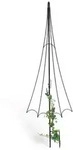 DanDiBo Rankhilfe Rankgitter Metall Schwarz H-150cm Regenschirm Garten