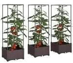 Outsunny-Hochbeet-40L x 40B x 125H cm-Gr&uuml;n