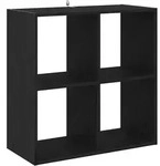 vidaXL B&uuml;cherregal Schwarze Eiche 68,5 x 32 x 68,5 cm Holzwerkstoff