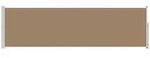 vidaXL Ausziehbares Seitenmarkise Taupe 300 x 170 cm Polyester