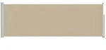 vidaXL Ausziehbares Seitenmarkise Beige 300 x 100 cm Polyester