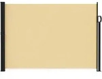 vidaXL Ausziehbares Seitenmarkise Sand 300 x 140 cm Polyester
