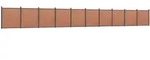 vidaXL Zaunelement Braun 1737x186 cm WPC