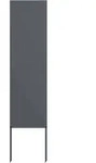 vidaXL Garten dekoratives Panel Sonstiges Anthrazit 32 x 140 cm