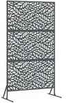 vidaXL Sichtschutz Anthrazit 100 x 50 x 180 cm Stahl