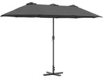 vidaXL Gartenparasol Anthrazit 380 x 196 x 235 cm