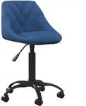 vidaXL Esszimmerstuhl Blau Samt
