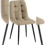 CLP Esszimmerstuhl Antibes Stoff taupe