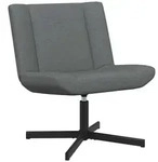vidaXL Drehstuhl Dunkelgrau 63 x 75 x 76 cm Stoff