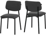 Ravino A21 Esszimmerstuhl, 4er Set Grau