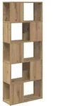 vidaXL TV-Schrankset Wandmontiert Braun 60 x 24 x 156 cm Holzwerkstoff