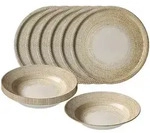Ritzenhoff & Breker Rimini Pizza- und Pasta-Set 12-teilig Sand - DS