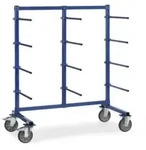 Fetra Spezialwagen, Tragl. 500kg, Ladefl. LxB 1600x800mm, 12 Tragarme, RAL5007