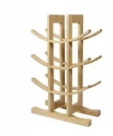 Relaxdays Weinregal, 12 Flaschen, Bambus, HBT 41 x 30 x 14,5 cm, Weinhalter...