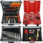 FAMEX Werkzeuge FAMEX 418-18 Profi Alu Werkzeugkoffer mit High-End Werkzeug Set,