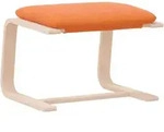 vidaXL Fu&szlig;hocker Dunkelgelb 51x41x40 cm Stoff