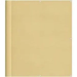 vidaXL Balkon-Sichtschutz Sandfarben 120x1000cm 100% Polyester-Oxford