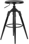 FineBuy Barhocker Metall 72-80cm Tresenhocker H&ouml;henverstellbar Barstuhl Modern