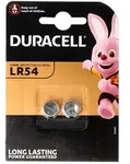 Duracell Knopfzelle LR54, AG10, LR54, LR1130, 189, RW89, 2er Blister